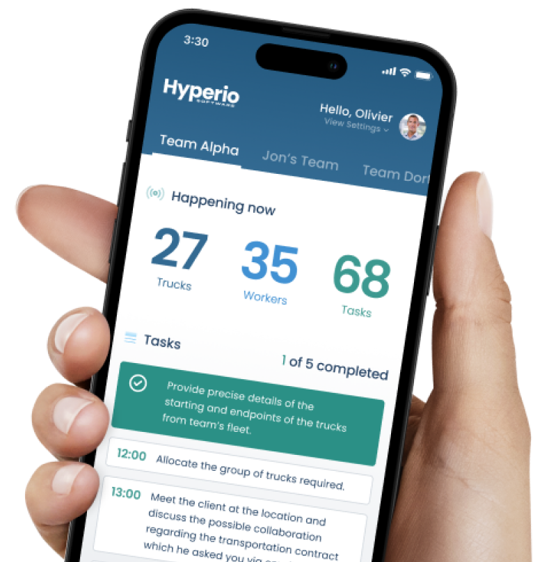 IoT smartphone app from Hyperio